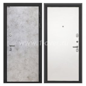 Входная дверь Интекрон Сицилия Remix мрамор светлый, силк сноу - наружные металлические утепленные двери с установкой