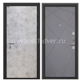 Входная дверь Интекрон Сицилия Remix мрамор светлый, Лучи-М графит - качественные входные металлические двери (цены) с установкой