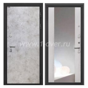 Входная дверь Интекрон Сицилия Remix мрамор светлый, ФЛЗ-516 сосна белая, зеркало - цветные входные двери с установкой