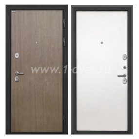 Входная дверь Интекрон Сицилия Remix шпон венге коричневый, силк сноу - входные двери цвета венге с установкой