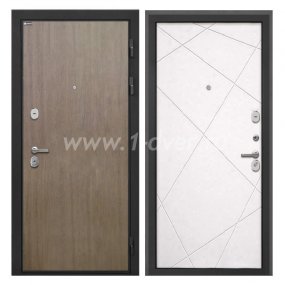Входная дверь Интекрон Сицилия Remix шпон венге коричневый, Лучи-М милк - качественные входные металлические двери (цены) с установкой