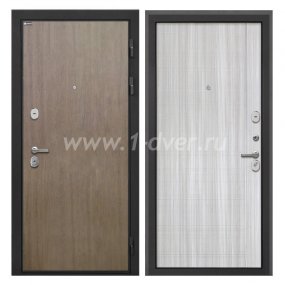 Входная дверь Интекрон Сицилия Remix шпон венге коричневый, В-07 сандал белый - теплые входные двери с установкой