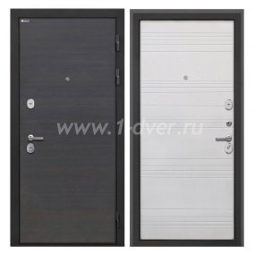Входная дверь Интекрон Сицилия Remix эковенге поперечный, ФЛ-316 белый ясень - теплые входные двери с установкой