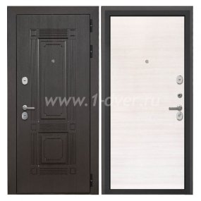 Входная дверь Интекрон Италия венге, дуб сильвер поперечный - качественные входные металлические двери (цены) с установкой