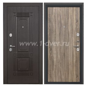 Входная дверь Интекрон Италия венге, дуб турин - качественные входные металлические двери (цены) с установкой