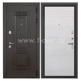 Входная дверь Интекрон Италия венге, ФЛ-316 белый ясень - металлические двери по индивидуальным размерам с установкой