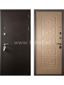 Входная дверь Кондор Греция - черные металлические двери  с установкой