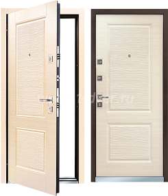 Входная дверь Mastino Line 2 - 01 - белые входные двери с установкой