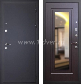 Входная дверь Кондор Престиж - черные металлические двери  с установкой
