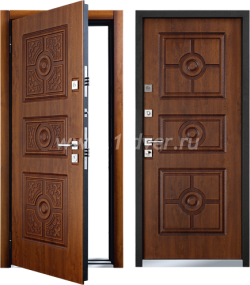 Входная коричневая дверь Mastino Trento - входные коричневые двери с установкой