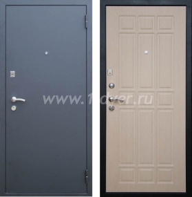 Дверь Persona Бастилия Чёрный шёлк / Беленый венге - вторая входная металлическая дверь с установкой