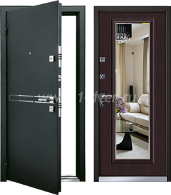 Наружная дверь Mastino Parko - 02 - наружные металлические утепленные двери с установкой