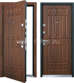 Входная дверь Mastino Novara - темные входные двери с установкой