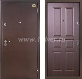Металлическая дверь Бульдорс 12 - 02 - металлические двери для дачи с установкой