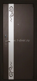 Входная дверь Гранит 1-3 - входные коричневые двери с установкой
