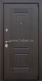 Дверь АСД Викинг без зеркала - входные коричневые двери с установкой