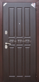 Дверь Zetta NEO 2 - входные коричневые двери с установкой