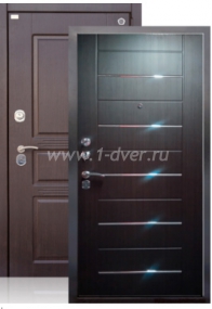 Металлическая дверь Аргус ДА-42 - входные двери цвета венге с установкой