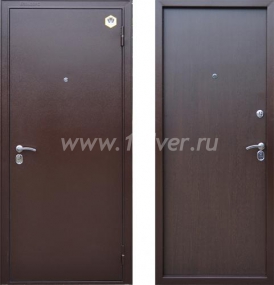 Металлическая дверь Бульдорс 11 - входные двери цвета венге с установкой