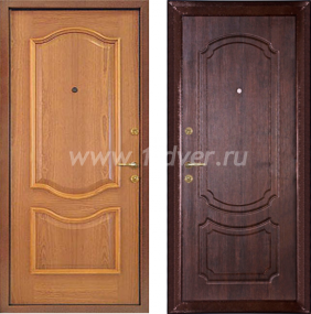 Входная дверь Л-1 - входные двери (итальянский орех) с установкой