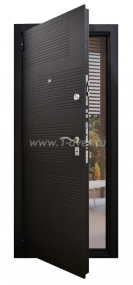 Дверь Гранит 1-1 - входные коричневые двери с установкой