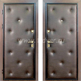 Дверь В-19 (винилискожа) - входные двери 2100 мм с установкой