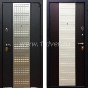 Черная входная дверь Модерн 3А - черные металлические двери  с установкой