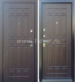 Легкая входная дверь Техно 3 - 2 - легкие металлические двери с установкой