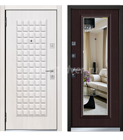 Входная дверь Mastino Marke - 07 - металлические двери с зеркалом с установкой