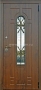 Металлическая дверь со стеклом и ковкой ДД-82