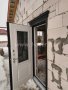 Входная дверь ND с терморазрывом Термо Аляска 3К с окном, коричневый муар, эмаль белая